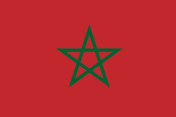 Quốc kỳ Vương quốc Morocco.