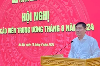 Phó Trưởng Ban Tuyên giáo Trung ương Phan Xuân Thủy kết luận hội nghị.