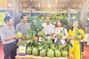 Sản phẩm OCOP tham gia tại triển lãm do Sở Nông nghiệp và Phát triển nông thôn Thành phố Hồ Chí Minh tổ chức.