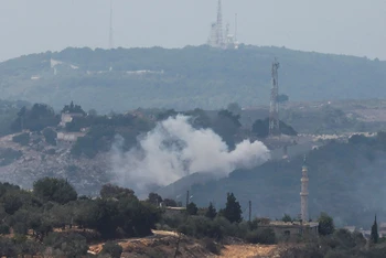 Xung đột ở khu vực biên giới Israel và Liban. (Ảnh REUTERS)