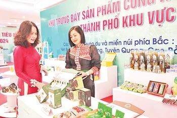 Trưng bày, giới thiệu các sản phẩm công nghiệp nông thôn tiêu biểu của các tỉnh, thành phố phía bắc tại Hà Nội.