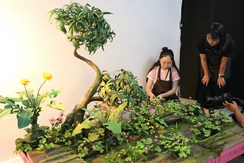 Một bối cảnh stop motion tạo nên từ vô số chi tiết nhỏ được chế tác thủ công trong bộ phim của Sconnect Studio.