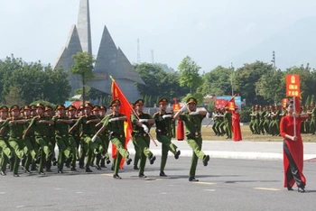 Khai mạc Chung kết hội thi điều lệnh, bắn súng, võ thuật lực lượng Cảnh sát nhân dân khu vực phía bắc. 