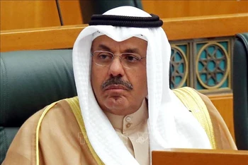 Ông Ahmed Nawaf al-Ahmad al-Sabah, người vừa được Thái tử Kuwait bổ nhiệm làm Thủ tướng, tại một phiên họp Quốc hội ở thủ đô Kuwait City, ngày 15/3/2022. Ảnh tư liệu: AFP/TTXVN