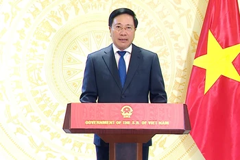 Phó Thủ tướng Thường trực Phạm Bình Minh đánh giá cao những kết quả quan trọng ASEAN và Trung Quốc đã đạt được thời gian qua. Ảnh: BNG