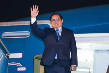 Thủ tướng Phạm Minh Chính rời Hà Nội lên đường dự Hội nghị cấp cao kỷ niệm 45 năm quan hệ ASEAN-EU và thăm 3 nước châu Âu. Ảnh: VGP