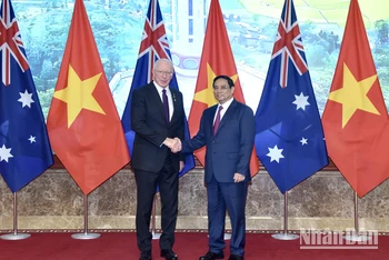 [Ảnh] Thủ tướng Phạm Minh Chính hội kiến Toàn quyền Australia David Hurley