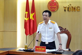 Quyền Tổng cục trưởng Mai Xuân Thành phát biểu chỉ đạo hội nghị