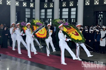 Lễ tang Thượng tướng Nguyễn Chí Vịnh. Ảnh: Đăng Khoa