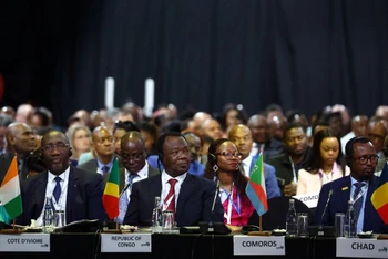 Các đại biểu tham dự Diễn đàn AGOA 2023 tại Nam Phi. Ảnh: Reuters
