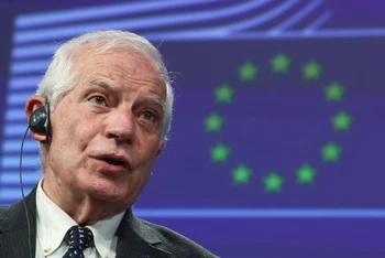 Đại diện cấp cao về chính sách an ninh và đối ngoại của EU Josep Borrell. Ảnh: REUTERS