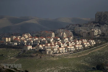 Khu định cư Maale Adumim của Israel ở Bờ Tây ngày 25/2/2020. (Nguồn: AFP/TTXVN) 