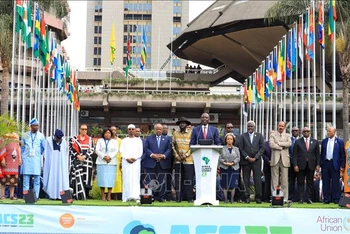 Các đại biểu dự Hội nghị thượng đỉnh khí hậu châu Phi. (Ảnh: TTXVN)