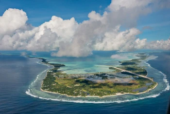 Quốc đảo Kiribati ở Thái Bình Dương. (Ảnh: khoahocphattrien.vn)