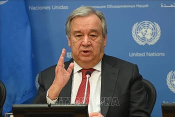 Tổng thư ký Liên hợp quốc Antonio Guterres. Ảnh: AFP/TTXVN