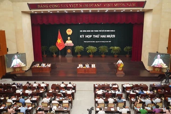 Toàn cảnh kỳ họp thứ 20.