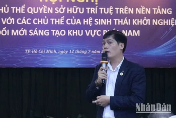 Tại hội nghị, chuyên gia chia sẻ hoạt động vườn ươm doanh nghiệp.