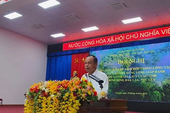Phó chủ tịch UBND tỉnh Gia Lai, phát biểu khai mạc hội nghị