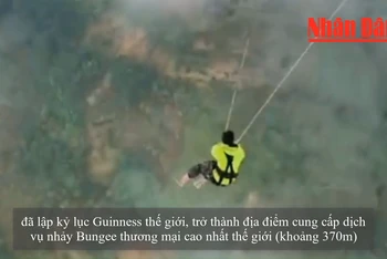 Nhảy Bungee trên một trong những cây cầu cao nhất thế giới