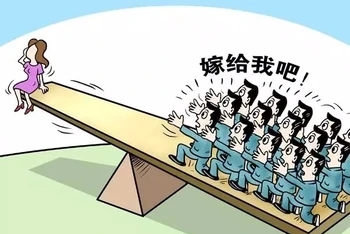 Đồ họa về "áp lực hôn nhân" trong xã hội Trung Quốc. (Ảnh: huarenjie.com)