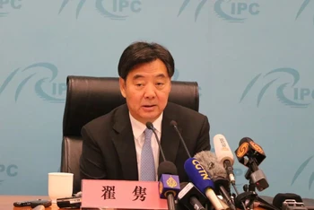 Đặc phái viên của Chính phủ Trung Quốc về vấn đề Trung Đông Trạch Tuyển tại một sự kiện năm 2019. (Ảnh: sina.com.cn)