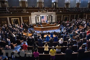 Quang cảnh một phiên họp Hạ viện Mỹ ở Washington, DC. (Ảnh: AFP/TTXVN)