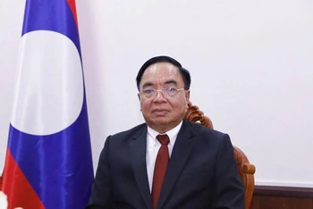Bộ trưởng Kế hoạch và Đầu tư Lào Khamjane Vongphosy.