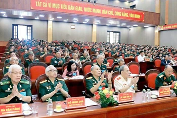 Các đại biểu dự Đại hội đại biểu Hội Cựu chiến binh tỉnh Sơn La nhiệm kỳ 2022-2027.