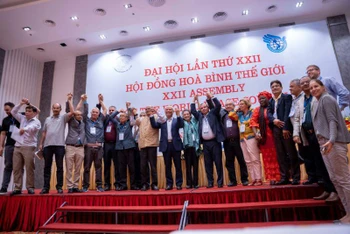 Đại hội lần thứ 22 Hội đồng Hòa bình thế giới diễn ra thành công tại Việt Nam.