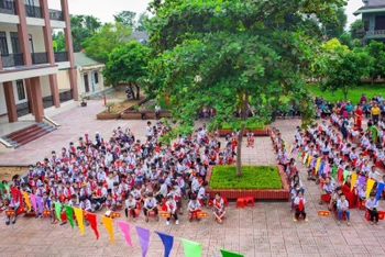 Trường Tiểu học Hòa Hải, huyện Hương Khê (Hà Tĩnh).