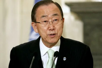 Cựu Tổng thư ký Liên hợp quốc Ban Ki-moon. (Nguồn: brecorder)