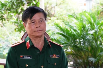 Thượng tướng Võ Tiến Trung.
