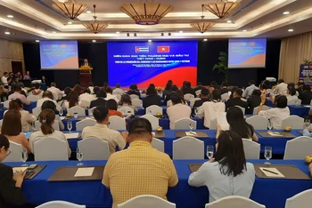 Quang cảnh diễn đàn xúc tiến thương mại và đầu tư Việt Nam-Cuba.