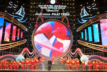 Quang cảnh lễ bế mạc Festival biển Nha Trang-Khánh Hòa lần thứ 10 năm 2023. (Ảnh: NGỌC HÒA) 