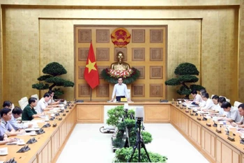 Phó Thủ tướng Trần Lưu Quang chủ trì Hội nghị. (Ảnh: VGP)