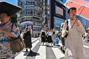 Nhiệt độ trung bình trong tháng 9 của Khu vực Bắc và Đông Nhật Bản tăng 3,1 độ C. (Nguồn: AFP/Getty Images)