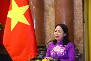 Bà Võ Thị Ánh Xuân. (Ảnh: TTXVN)