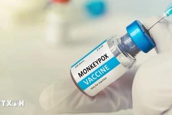 Vaccine phòng đậu mùa khỉ Jynneos do Hãng dược phẩm Đan Mạch Bavarian Nordic phát triển. (Ảnh: Getty Images/TTXVN)