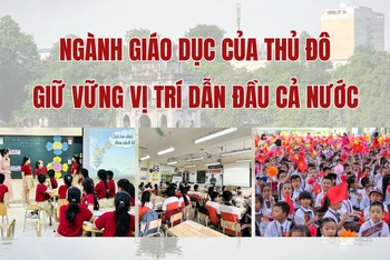 Ngành giáo dục của Thủ đô giữ vững vị trí dẫn đầu cả nước