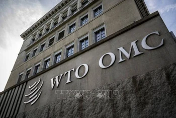 Trụ sở Tổ chức Thương mại Thế giới (WTO) tại Geneva, Thụy Sĩ. (Ảnh: Getty Images/TTXVN)