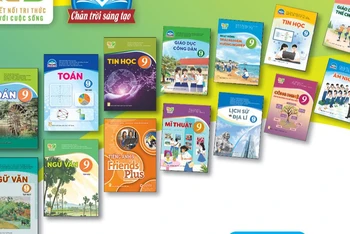 Sách giáo khoa lớp 9 của Nhà xuất bản Giáo dục Việt Nam. (Ảnh: Bạch Kim)