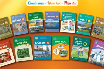 Sách giáo khoa lớp 12 mới được phê duyệt của Nhà xuất bản Giáo dục Việt Nam.
