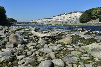TP Turin của Italia đang đối mặt đợt hạn hán nghiêm trọng nhất trong 70 năm qua. (Ảnh: Reuters)