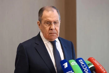 Bộ trưởng Ngoại giao Nga Sergey Lavrov. (Ảnh: Reuters)