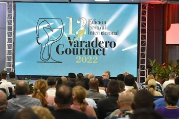 Lễ hội ẩm thực quốc tế "Varadero Gourmet" trở lại sau hai năm gián đoạn do đại dịch Covid-19. (Ảnh: Prensa Latina)