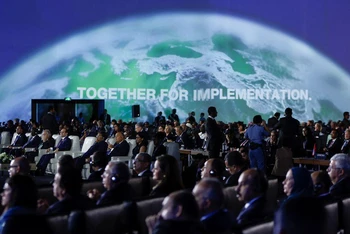 Các đại biểu tham dự COP27 tại Sharm el-Sheikh, Ai Cập, ngày 7/11/2022. (Ảnh: Reuters)