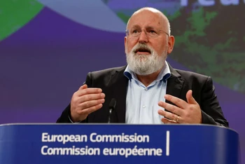 Phó Chủ tịch Ủy ban châu Âu (EC) Frans Timmermans. (Ảnh: Reuters)
