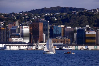 Một góc thủ đô Wellington, New Zealand, năm 2017. (Ảnh: Reuters)