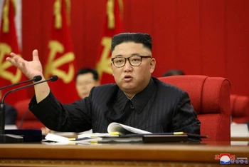 Nhà lãnh đạo Triều Tiên Kim Jong-un. (Ảnh: KCNA/Reuters)