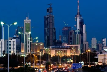 Một góc thủ đô Kuwait City. (Ảnh: Reuters)